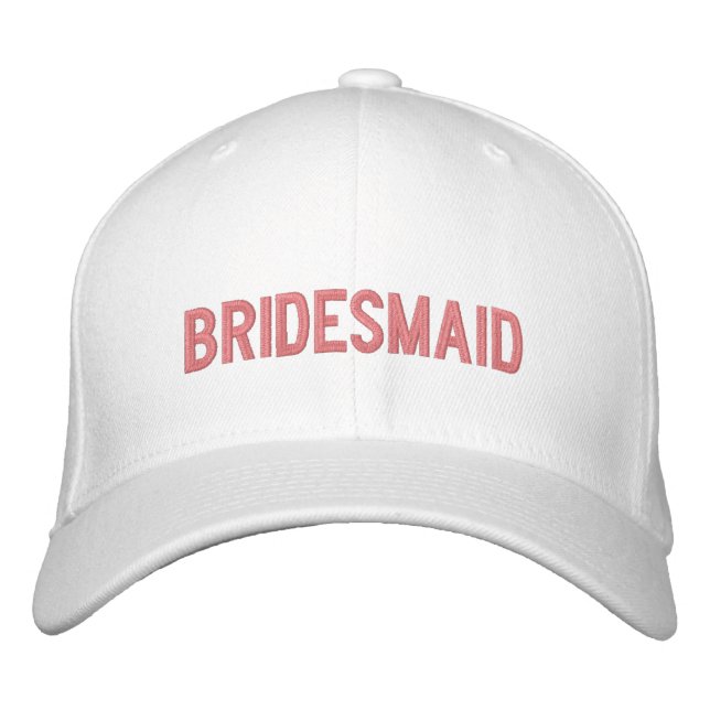 Gorra Bordada Bridesmaid (Anverso)