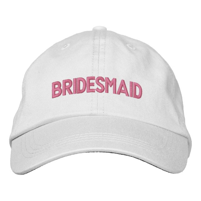 Gorra Bordada Bridesmaid (Anverso)