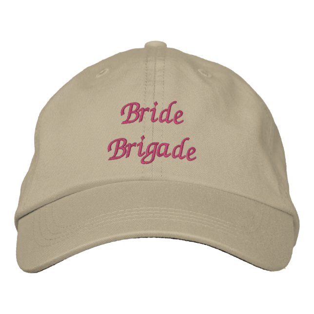 Gorra Bordada Brigada de la Novia (Anverso)