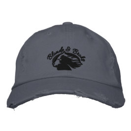 Gorra Bordada Broca y rubia - Capuchón de la marea de Chino con 