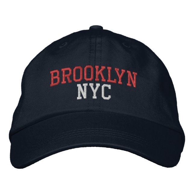 Gorra Bordada BROOKLYN NYC sobre la Marina (Anverso)
