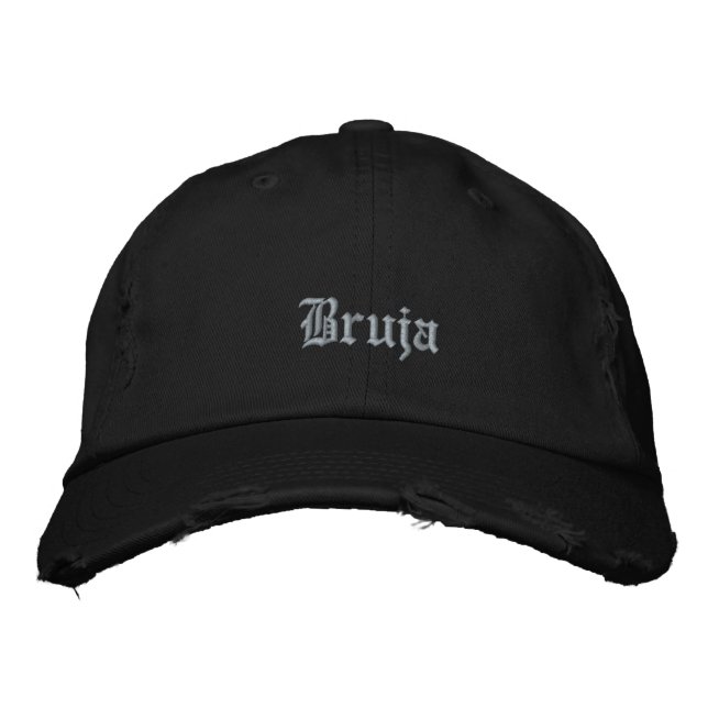Gorra Bordada Bruja negra (Anverso)