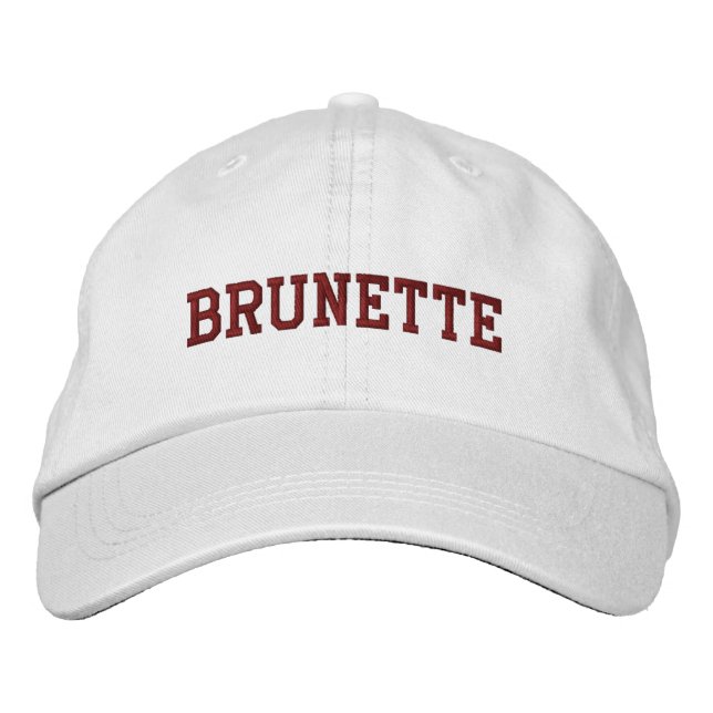 Gorra Bordada Brunette (Anverso)