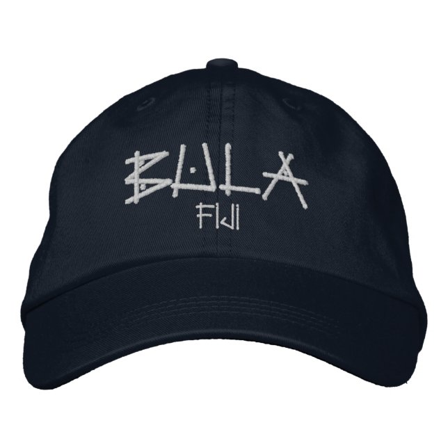 Gorra Bordada Bula Fiji (Anverso)