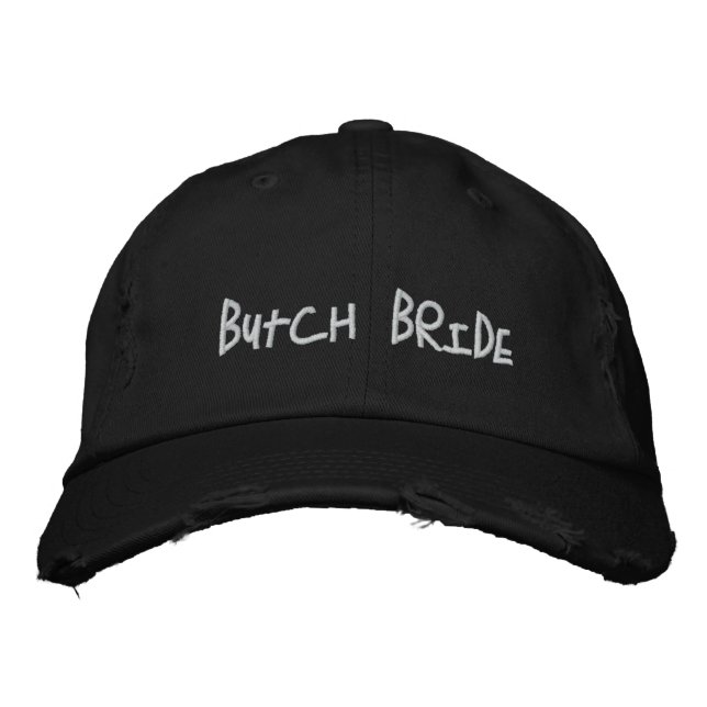 Gorra Bordada Butch Bride (Anverso)