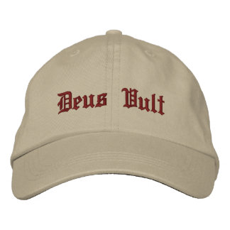 Gorra Bordada Caballeros Templarios Cruzados Deus Vult VERDE C