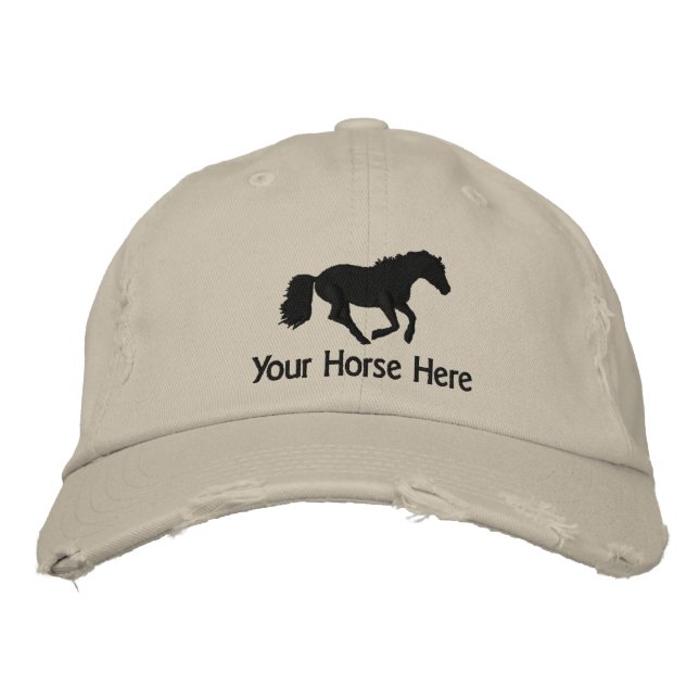 Gorra Bordada Caballo (Anverso)