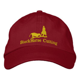 Gorra Bordada Caballo del corte con el casquillo de la silueta