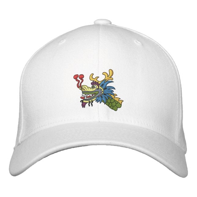 Gorra Bordada Cabecera de bote dragón (Anverso)