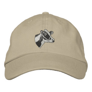 Gorra Bordada Cabeza Holstein pequeña