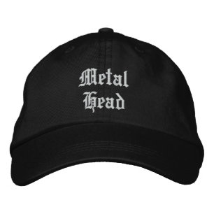 Gorra Bordada Cabeza metalizado