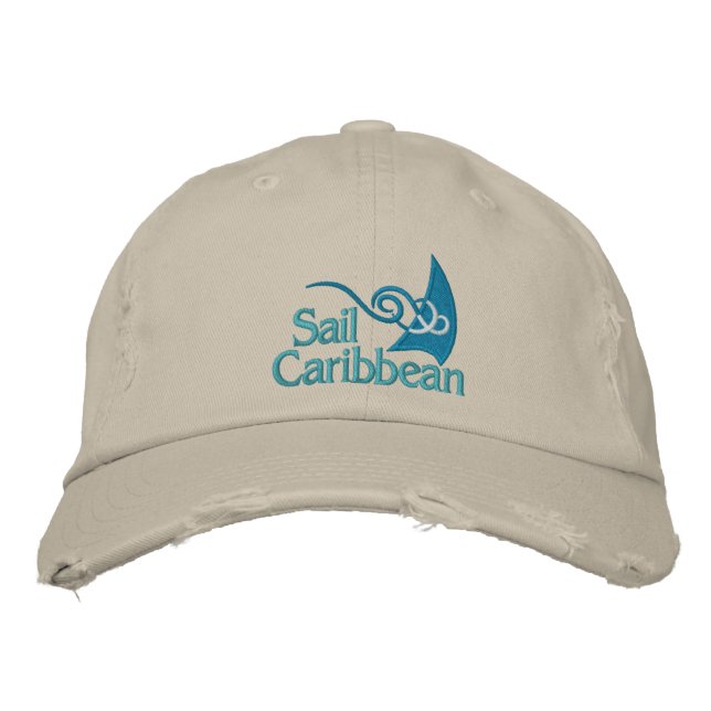 Gorra Bordada Cabo Caribe de navegación (Anverso)