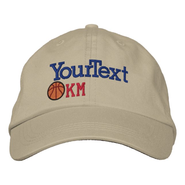 Gorra Bordada Cabo de baloncesto - SRF (Anverso)