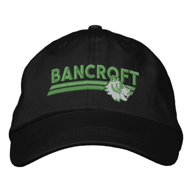 Gorra Bordada Cabo de béisbol Bancroft (Anverso)