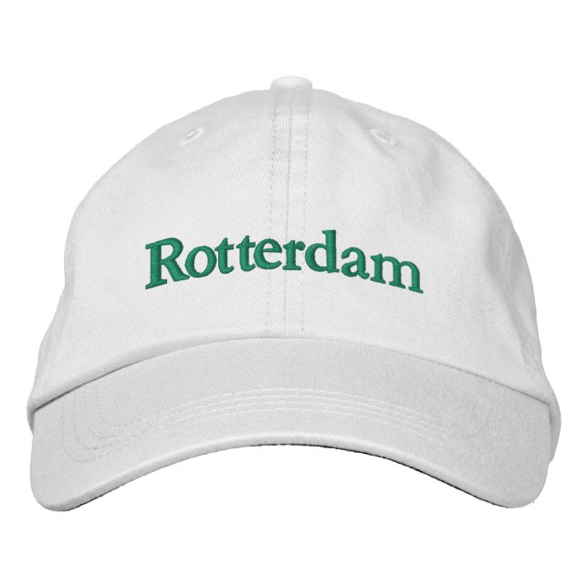 Gorra Bordada Cabo de béisbol bordado de Rotterdam (Anverso)