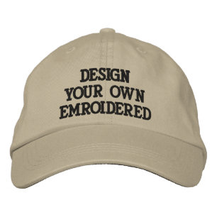 Gorra Bordada Cabo de béisbol bordado en caqui personalizado de