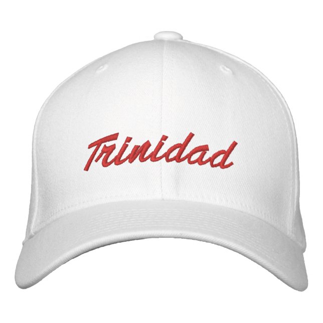 Gorra Bordada Cabo de béisbol de Trinidad (Anverso)