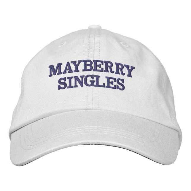 Gorra Bordada Cabo de Béisbol - Mayberry Singles (Anverso)