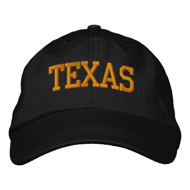 Gorra Bordada Cabo de béisbol - TEXAS - SRF (Anverso)