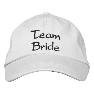 Gorra Bordada Cabo de Boda de novia de equipo con bordado