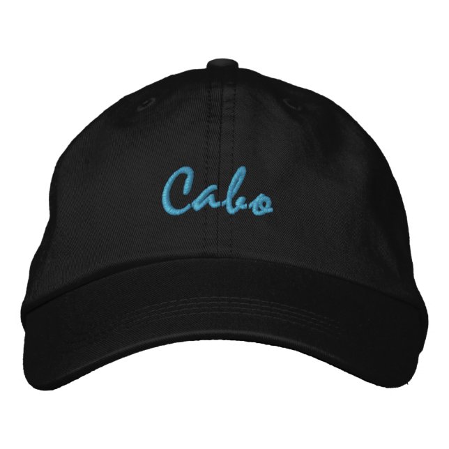 Gorra Bordada Cabo Verde (Anverso)