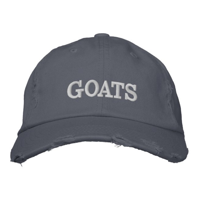 GORRA BORDADA CABRAS (Anverso)