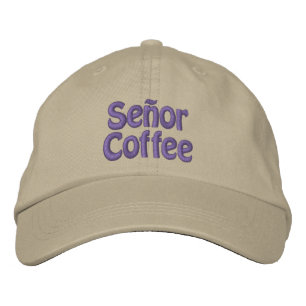 GORRA BORDADA CAFÉ SEÑOR