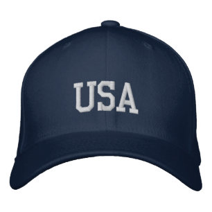 GORRA BORDADA CÁLCULO DE TAMAÑO BROMEADO DE EE. UU. TRUMP