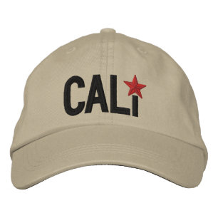 Gorra Bordada Cali California Republic STAR Embroidery