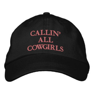 GORRA BORDADA CALLIN' ALL COWGIRS CAP