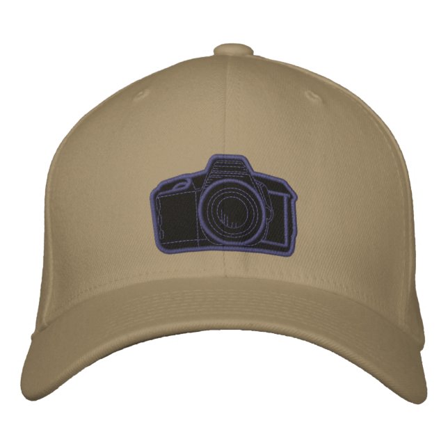 Gorra Bordada Cámara de Fotografía (Anverso)