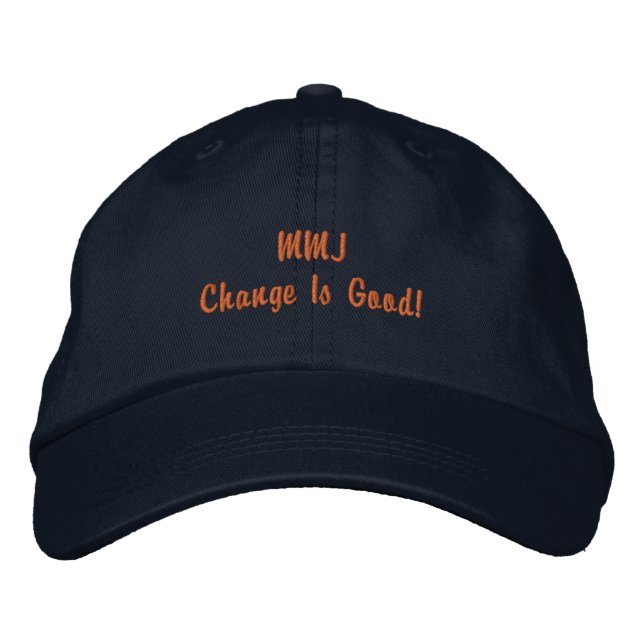 Gorra Bordada Cambiando con los Tiempos - MMJ (Anverso)