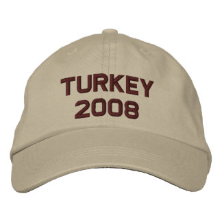 Gorra Bordada Cambio en el tazón de Turquía al año actual