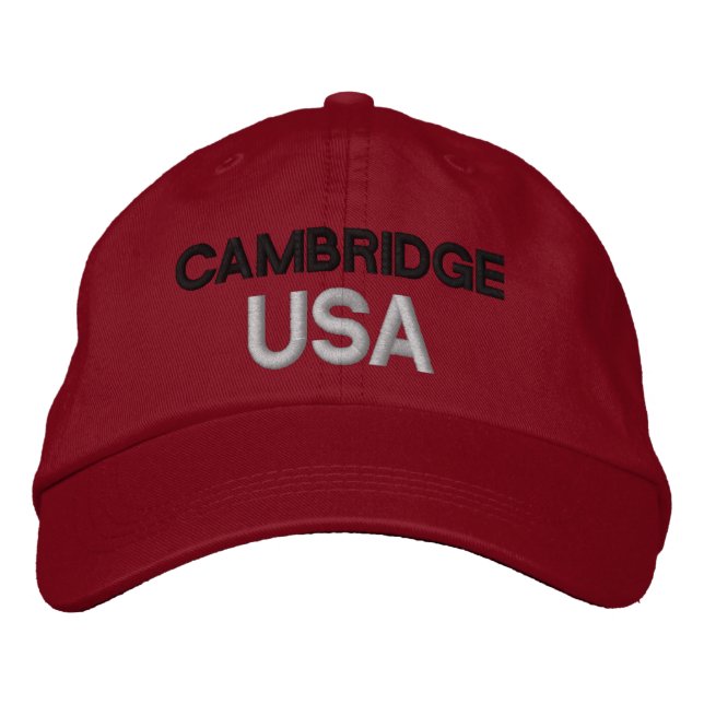 Gorra Bordada Cambridge USA (Anverso)