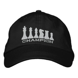 Gorra Bordada Campeón de ajedrez