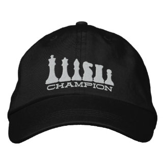 Gorra Bordada Campeón de ajedrez