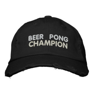 Gorra Bordada Campeón de Beer Pong