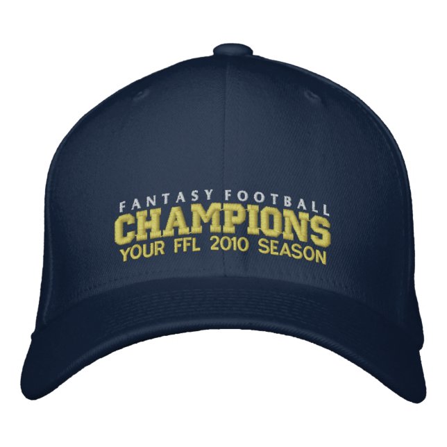 Gorra Bordada Campeón de Fantasía (Anverso)