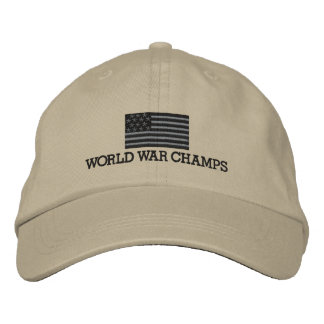Gorra Bordada Campeones de la Guerra Mundial - Bandera estadouni