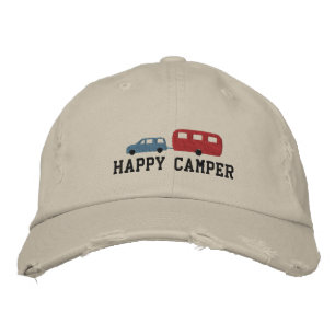 Gorra Bordada Camper Trailer y Camper Happy Car
