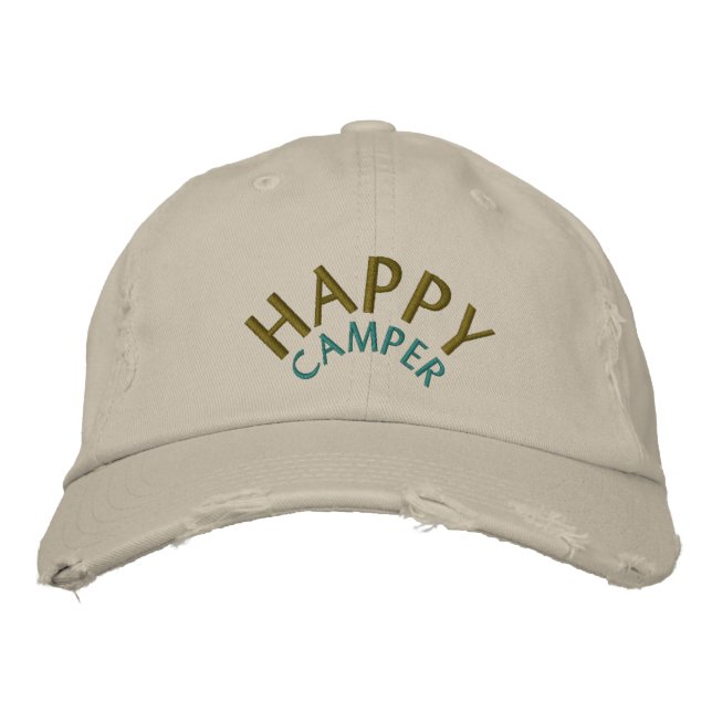Gorra Bordada Camping / Camping (Anverso)