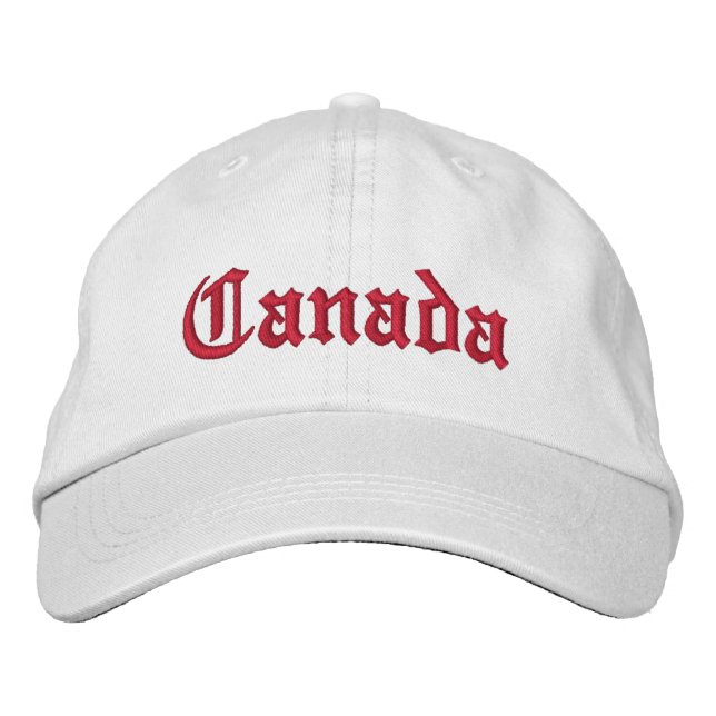 Gorra Bordada Canadá (Anverso)