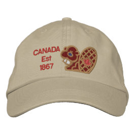 Gorra Bordada Canadá 150 años celebra castor