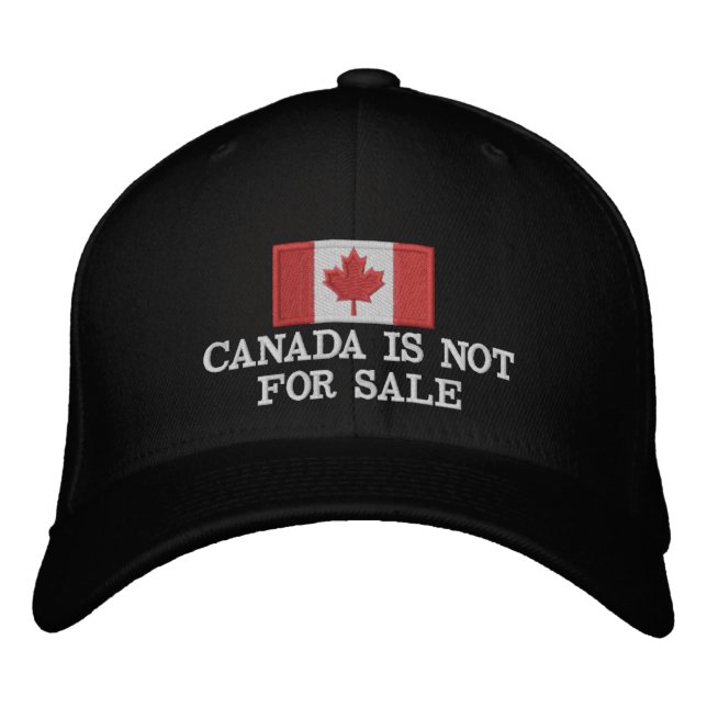 Gorra Bordada Canadá no está en venta (Anverso)