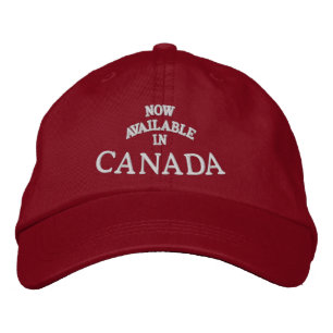 Gorra Bordada Canadá Souvenir Cabo de béisbol con cubierta borda