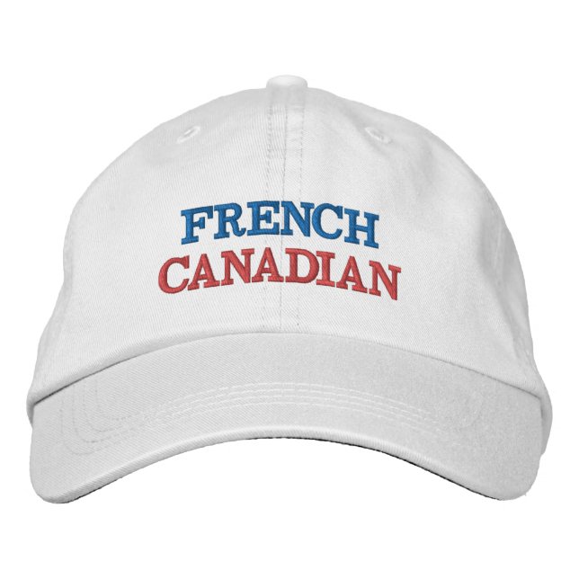 GORRA BORDADA CANADIENSE FRANCÉS (Anverso)