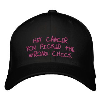 Gorra Bordada ¡Cáncer, escogiste a la chica equivocada!