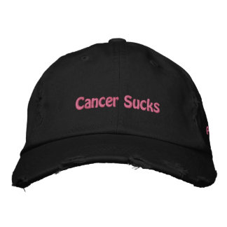 Gorra Bordada Cáncer Sucks
