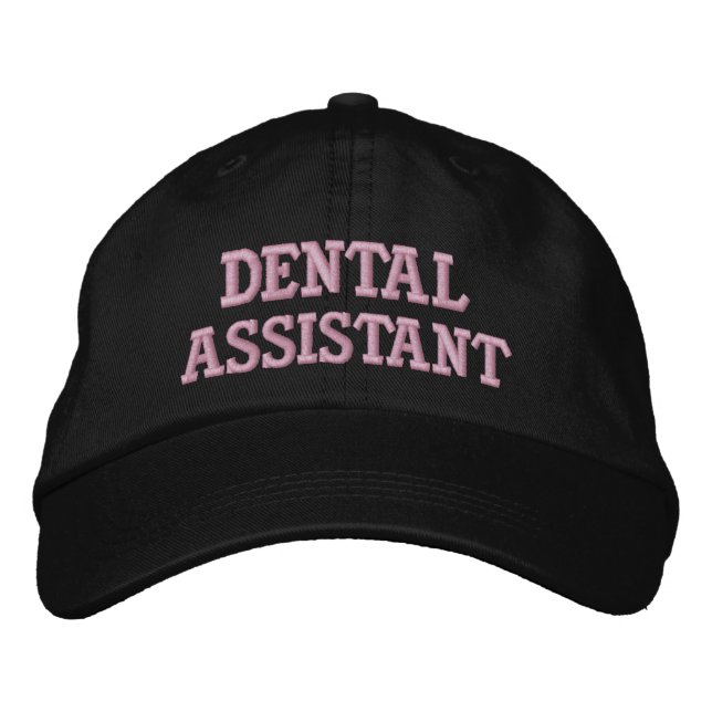 Gorra Bordada Cap. de asistente dental (Anverso)