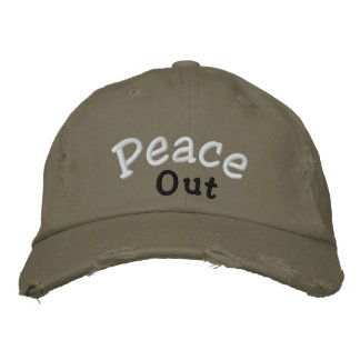 Gorra Bordada Cap "Peace Out"